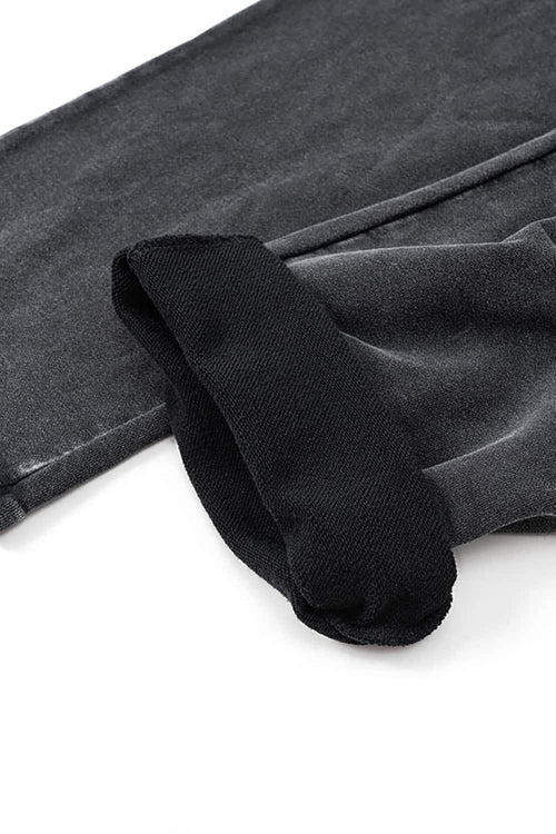 Vintage Wash Straight Sweatpants - Fried Snowflakes