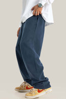Vintage Wash Straight Sweatpants - Royal Blue