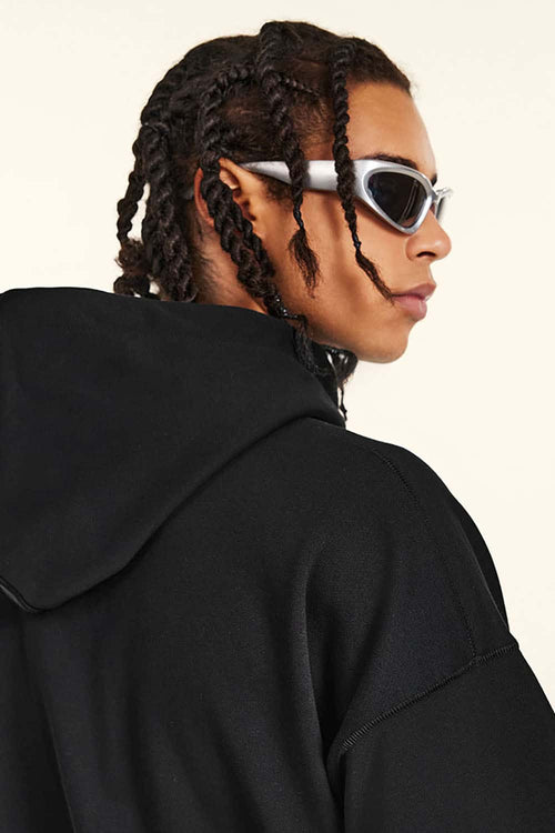 Heavyweight Solid Pullover Hoodie - Metallic Black