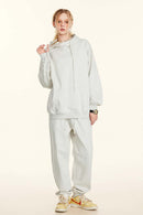 Heavyweight Solid Pullover Hoodie - Oat Gray