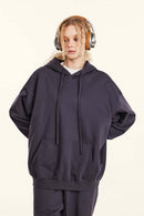 Heavyweight Solid Pullover Hoodie - Plum Purple