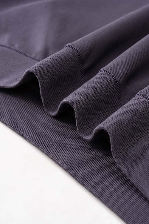 Heavyweight Solid Pullover Hoodie - Plum Purple