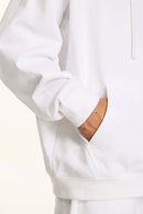 Heavyweight Solid Pullover Hoodie - Teeth White