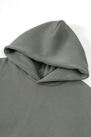 Fleece-Lined Invisible Zip Hoodie - Vitex Ash