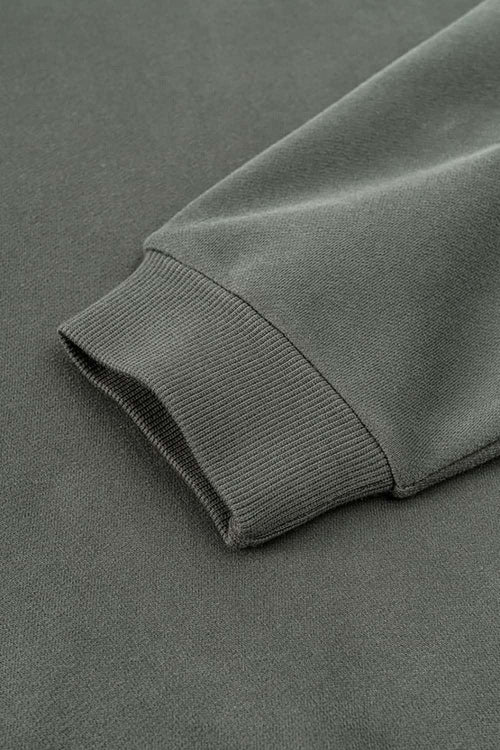 Fleece-Lined Invisible Zip Hoodie - Vitex Ash
