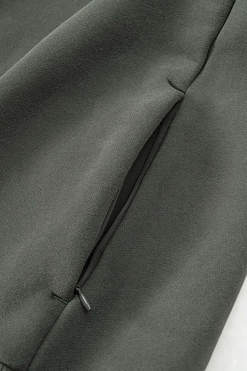 Fleece-Lined Invisible Zip Hoodie - Vitex Ash