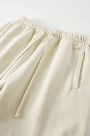 Vintage Washed Fleece Joggers - Gray Apricot