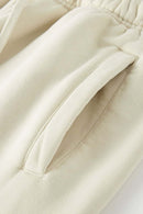 Vintage Washed Fleece Joggers - Gray Apricot