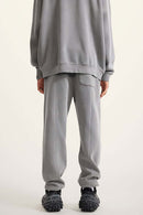 Vintage Washed Fleece Joggers - Medium Gray