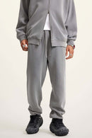 Vintage Washed Fleece Joggers - Medium Gray