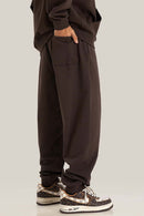 Heavyweight Everyday Casual Sweatpants - Dark Brown