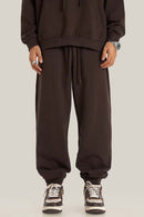 Heavyweight Everyday Casual Sweatpants - Dark Brown