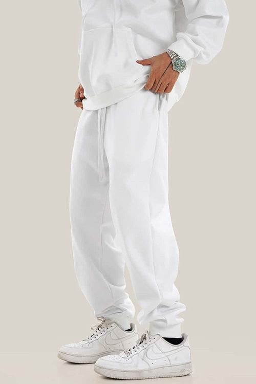 Heavyweight Everyday Casual Sweatpants - Teeth White