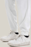 Heavyweight Everyday Casual Sweatpants - Teeth White