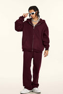 Fleece-Lined Hooded Cardigan - Ancora