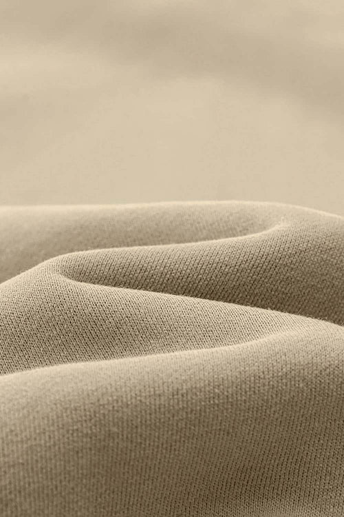 Fleece-Lined Hooded Cardigan - Sandy Dune