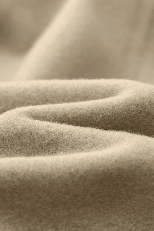 Fleece-Lined Hooded Cardigan - Sandy Dune