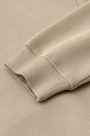 Fleece-Lined Hooded Cardigan - Sandy Dune