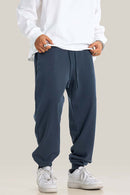 Vintage Wash Relaxed Cuffed Sweatpants - Royal Blue