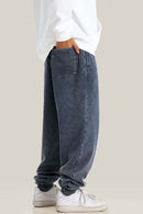 Distressed Wash Relaxed Sweatpant - Royal Blue