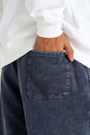 Distressed Wash Relaxed Sweatpant - Royal Blue