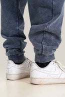 Distressed Wash Relaxed Sweatpant - Royal Blue