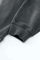 Heavyweight Washed Gradient Hoodie - Dark Gray