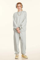 Heavyweight Drop-Shoulder Sweatshirt - Oat Gray