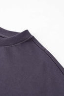 Heavyweight Drop-Shoulder Sweatshirt - Plum Purple