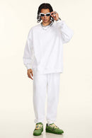 Heavyweight Drop-Shoulder Sweatshirt - Teeth White