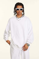 Heavyweight Drop-Shoulder Sweatshirt - Teeth White
