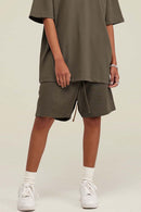 Heavyweight Relaxed Fit Shorts - Brown
