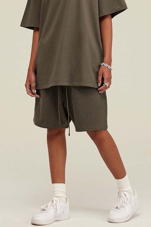 Heavyweight Relaxed Fit Shorts - Brown