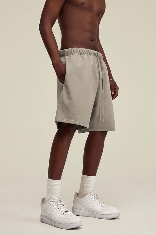 Heavyweight Relaxed Fit Shorts - Gray Camel