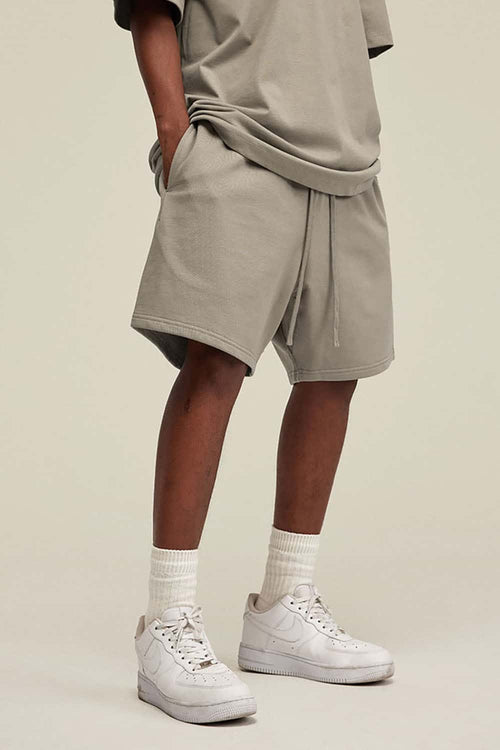 Heavyweight Relaxed Fit Shorts - Gray Camel