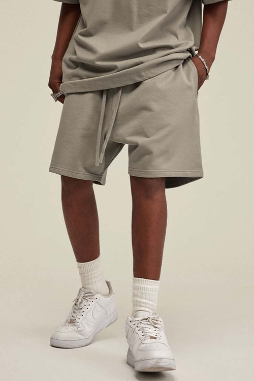 Heavyweight Relaxed Fit Shorts - Gray Camel