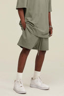 Heavyweight Relaxed Fit Shorts - Grayish Green