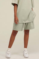 Heavyweight Relaxed Fit Shorts - Halo Green