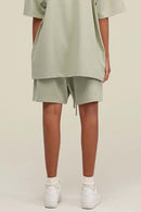 Heavyweight Relaxed Fit Shorts - Halo Green