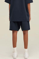 Heavyweight Relaxed Fit Shorts - Navy Blue