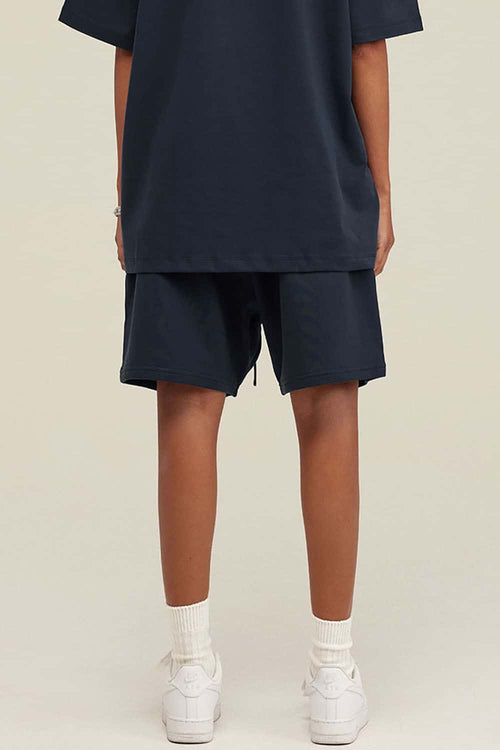 Heavyweight Relaxed Fit Shorts - Navy Blue
