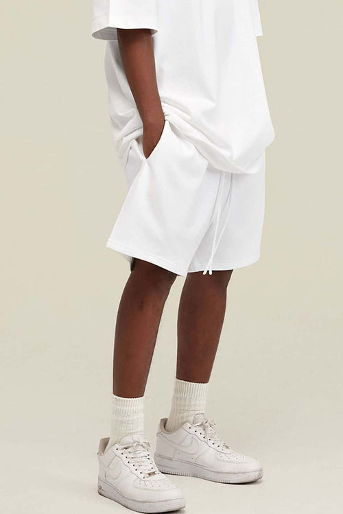 Heavyweight Relaxed Fit Shorts - White