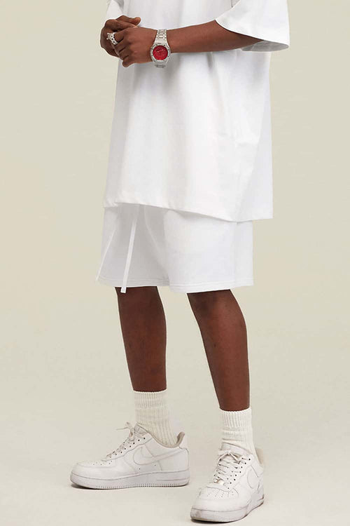 Heavyweight Relaxed Fit Shorts - White