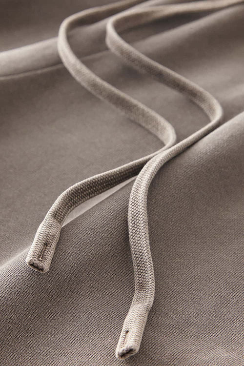 Ultra-Heavyweight Washed Straight-Leg Sweatpants - Coffee