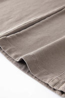 Ultra-Heavyweight Washed Straight-Leg Sweatpants - Coffee