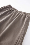 Ultra-Heavyweight Washed Straight-Leg Sweatpants - Coffee