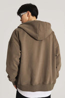 Heavyweight Fleece Full-Zip Hoodie - Camel