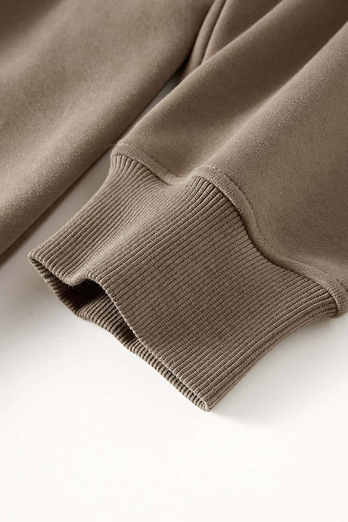 Heavyweight Fleece Full-Zip Hoodie - Camel