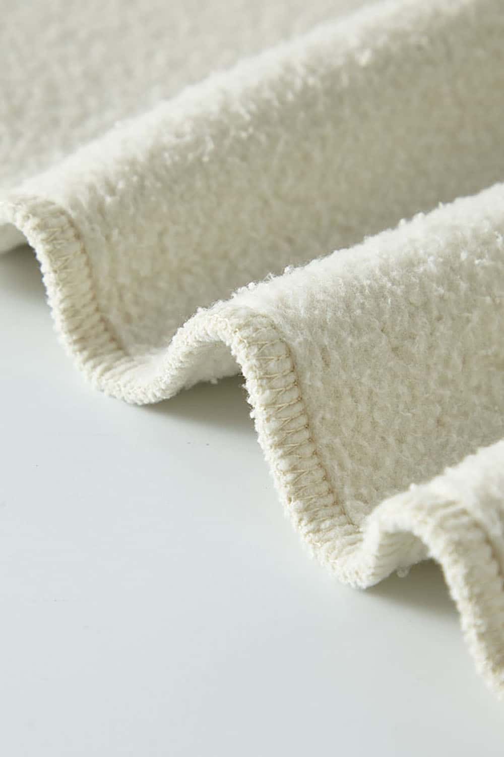 Washed Fleece-Lined Semi-High Neck Streetwear Sweatshirt
