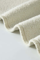 Washed Fleece Mock-Neck Sweatshirt - Gray Apricot